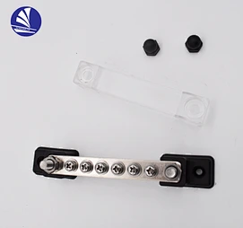 power distribution terminal block ; bus bar with cover; bus bar; terminal studs; terminal studs;power distribution block