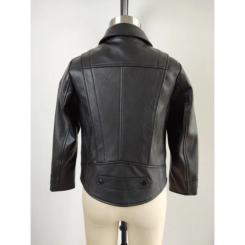 HRJ Fashion directly supply PU jacket for girls
