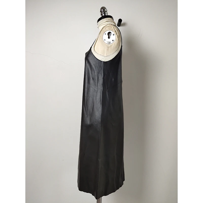 Women Sexy PU Leather Dress For Club