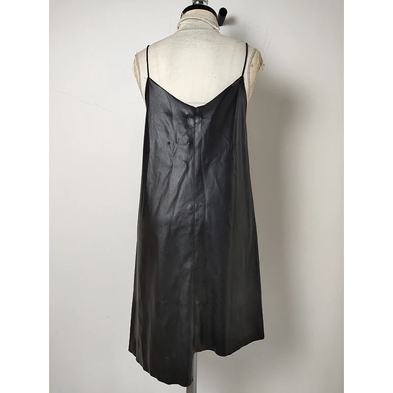 Women Sexy PU Leather Dress For Club