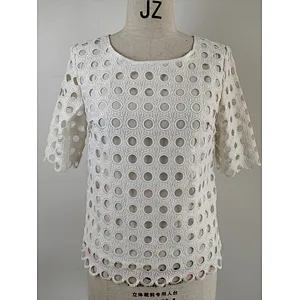 Women fashion blouse lace top