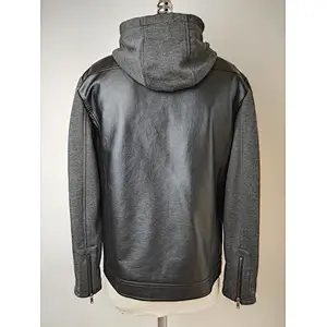 Latest Elegant PU leather jacket