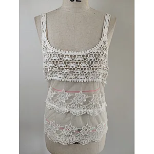 Flower Lace padded women sexy Camisole