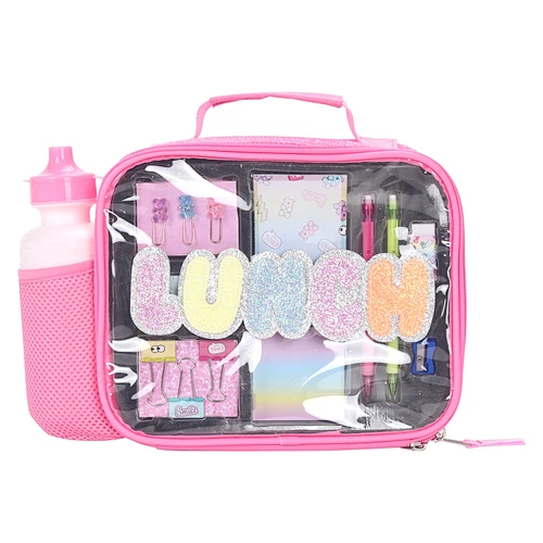 Stationery Lunch Bag & Water Bottle Set