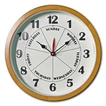 Wooden Wall Clock With Week