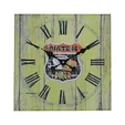 Retro Square Iron Wall Clock