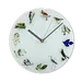 8 inch Hot Selling Popular Cheap Wholesale Gift Modern Novelty Birds Chirp Round Glass Wall Clock