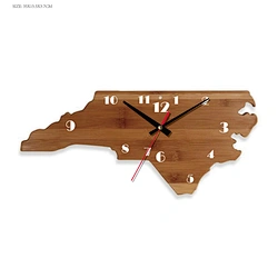 wood clock
