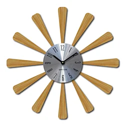 Bamboo Wall Clock