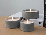 flickering candles