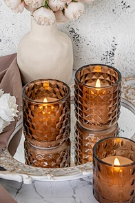 wax candle glass