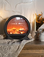 LED flameless fireplace