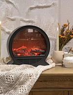 LED flameless fireplace