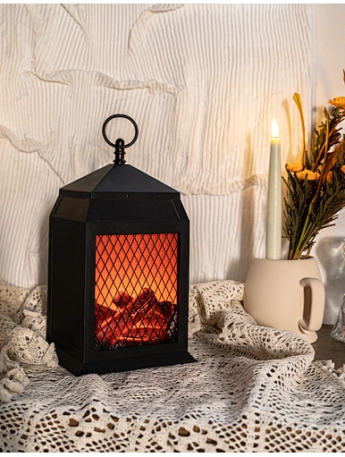 LED flameless fireplace