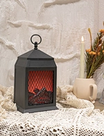 LED flameless fireplace