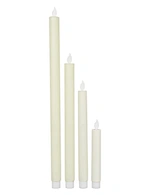 led taper candle white