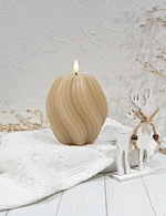 LED holiday 3D flame wax candle