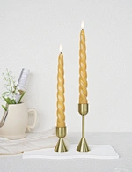 led flickering wax candle