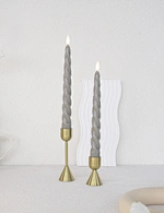 led flickering wax candle