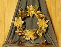 Christmas Wreath with LED light chain