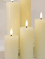 led wax candle light