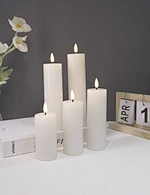 led wax candle light