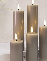 led wax candle light