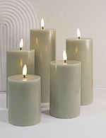 flickering candles