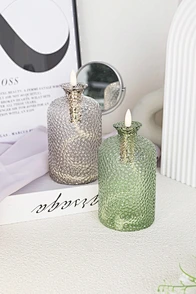 led candle glass light  led light