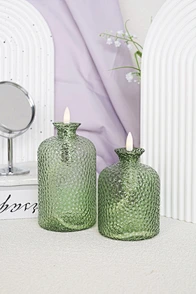 led candle glass light  led light