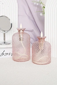 led candle glass light  led light
