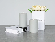 led wax candle light