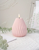 led light led candle night light cement light wax candle