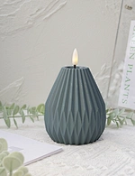 led light led candle night light cement light wax candle
