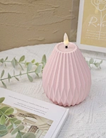 led light led candle night light cement light wax candle