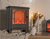 LED flameless fireplace