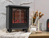 LED flameless fireplace