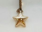 Led hanging glass decoration