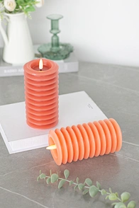 led flameless wax candle