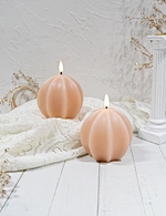 LED holiday swing wax candle