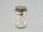 LED glass jar