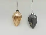 Led hanging glass decoration