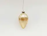 Led hanging glass decoration