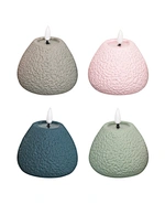 led light led candle night light cement light wax candle