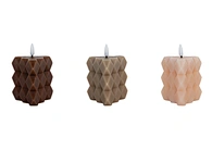 LED holiday swing wax candle
