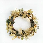Christmas Wreath with LED light chain