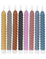 led flickering wax candle