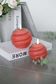 led wax candle light