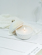 Ceramic wax candle