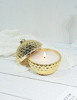 Ceramic wax candle